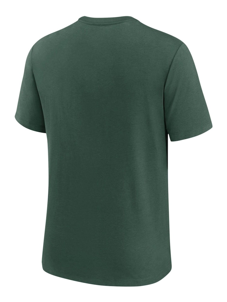 Nike Green NFL Fanatics Green Bay Packers Impact Tri-Blend T-Shirt - Image 3 of 3 Nike Green NFL Fanatics Green Bay Packers Impact Tri-Blend T-Shirt - Image 3 of 3