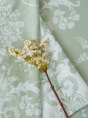 Laura Ashley Set of 2 Fresh Green 200 Thread Count Josette 100% Cotton Pillowcases - Image 3 of 4