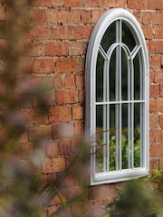 Fallen Fruits Grey Arch Outdoor Mirror - Image 1 of 2