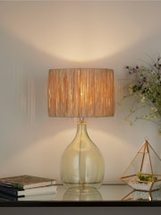 Searchlight Light Natural Willow Raffia Lamp Shade - Image 3 of 4