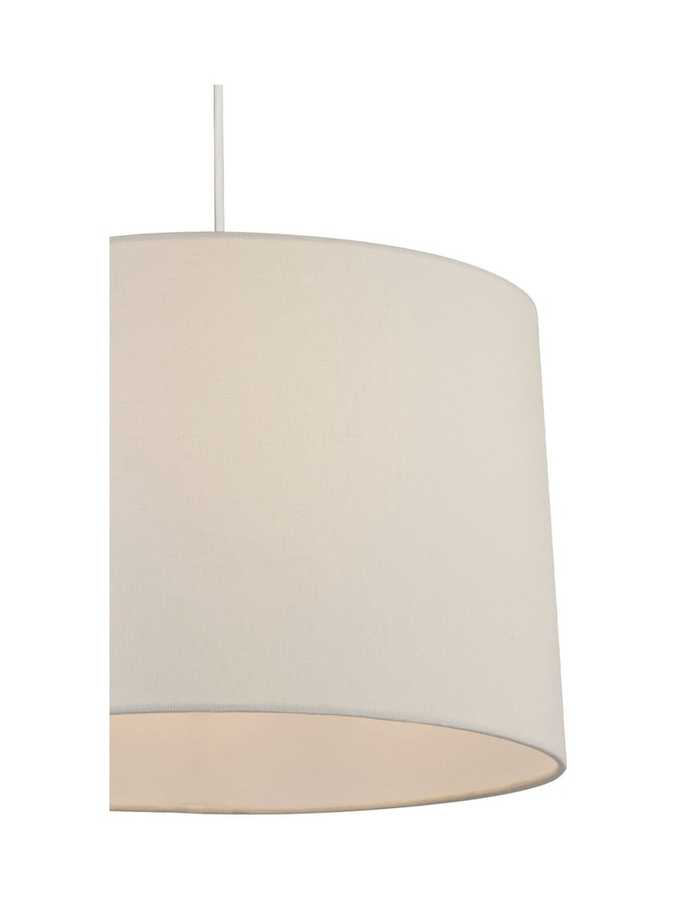 Searchlight Ivory Cream Dawn Tapered Linen Shade - Image 4 of 4