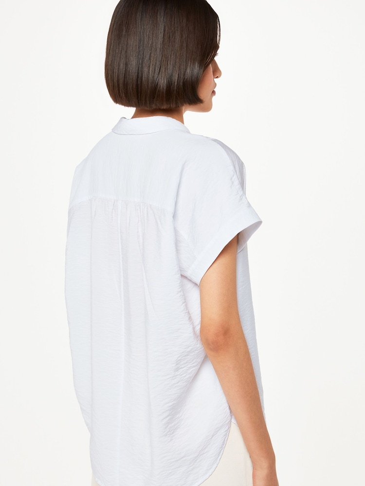 Whistles White Button Through Nicola T-Shirt - Image 2 of 4