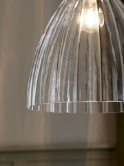 Chrome Blockley Easy Fit Lamp Shade - Image 3 of 4