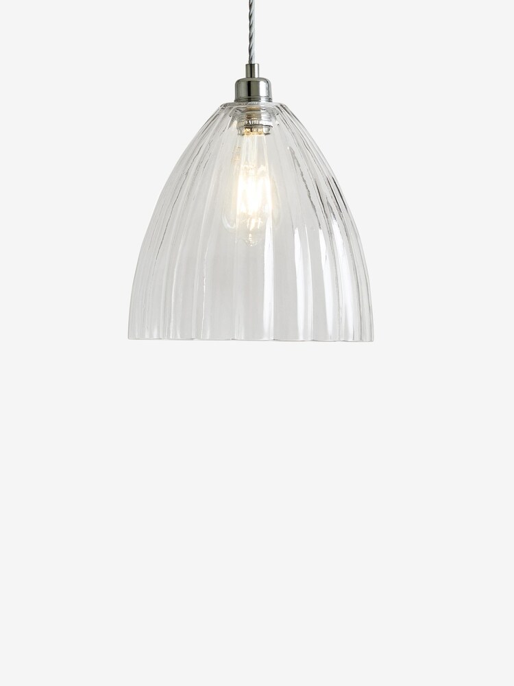 Chrome Blockley Easy Fit Lamp Shade - Image 4 of 4