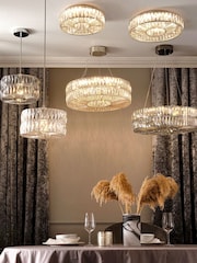 Smoke Grey Aria Easy Fit Lamp Shade - Image 4 of 6