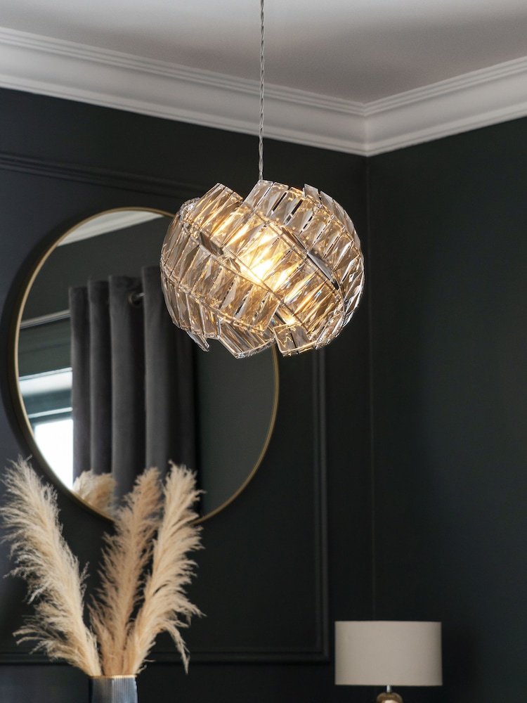 Smoke Grey Belgravia Easy Fit Shade Ceiling Light - Image 1 of 4
