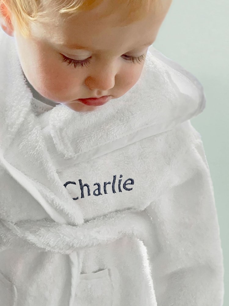 Babyblooms  Personalised Bathrobe with Luxury Hooded Towel - Image 1 of 7