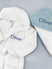 Babyblooms  Personalised Bathrobe with Luxury Hooded Towel - Image 3 of 7