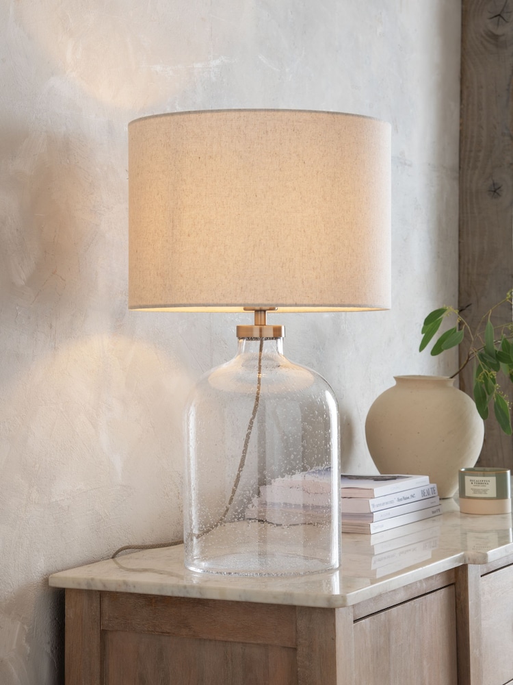 Brushed Chrome Brompton Large Table Lamp - Image 1 of 5