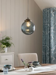 Slate Blue Bourton Easy Fit Pendant Lamp Shade - Image 1 of 5