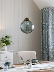 Slate Blue Bourton Easy Fit Pendant Lamp Shade - Image 2 of 5