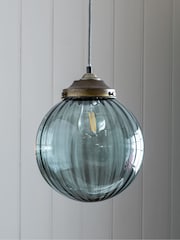 Slate Blue Bourton Easy Fit Pendant Lamp Shade - Image 4 of 5