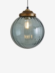 Slate Blue Bourton Easy Fit Pendant Lamp Shade - Image 5 of 5