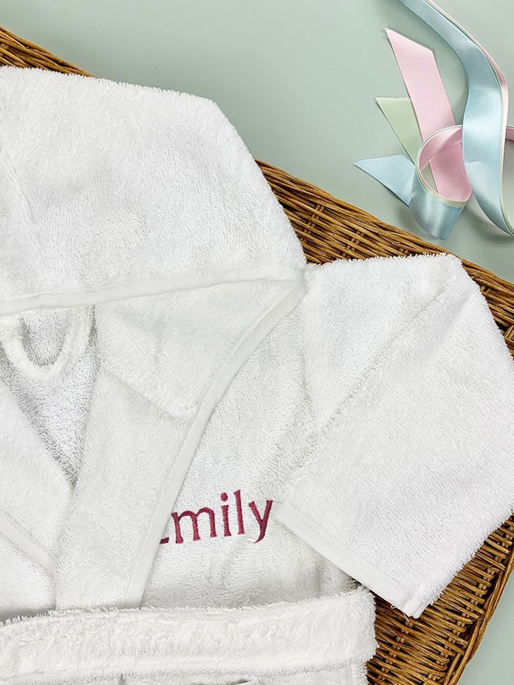 Personalised Bathrobe By Babyblooms - Image 2 of 6 Personalised Bathrobe By Babyblooms - Image 2 of 6