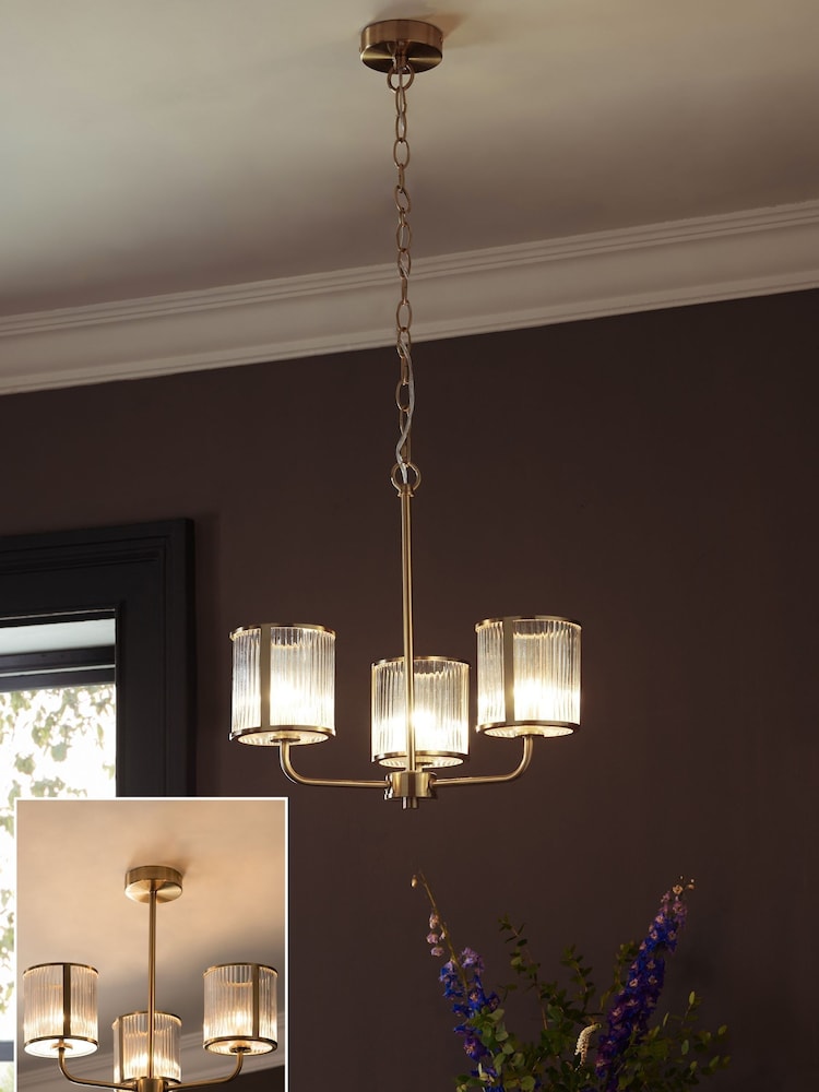 Soft Gold Hertford Ceiling Light Fitting - Image 1 of 9