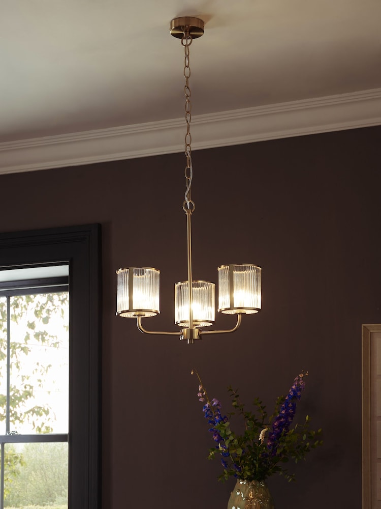 Soft Gold Hertford Ceiling Light Fitting - Image 2 of 9