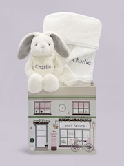 Personalised Little Bunny and Bathrobe Gift Set Babyblooms - Image 2 of 5