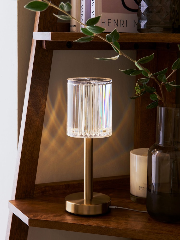 Brass Albus Rechargeable Ambient Wireless Table Lamp - Image 1 of 6