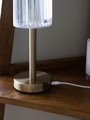 Brass Albus Rechargeable Ambient Wireless Table Lamp - Image 5 of 6
