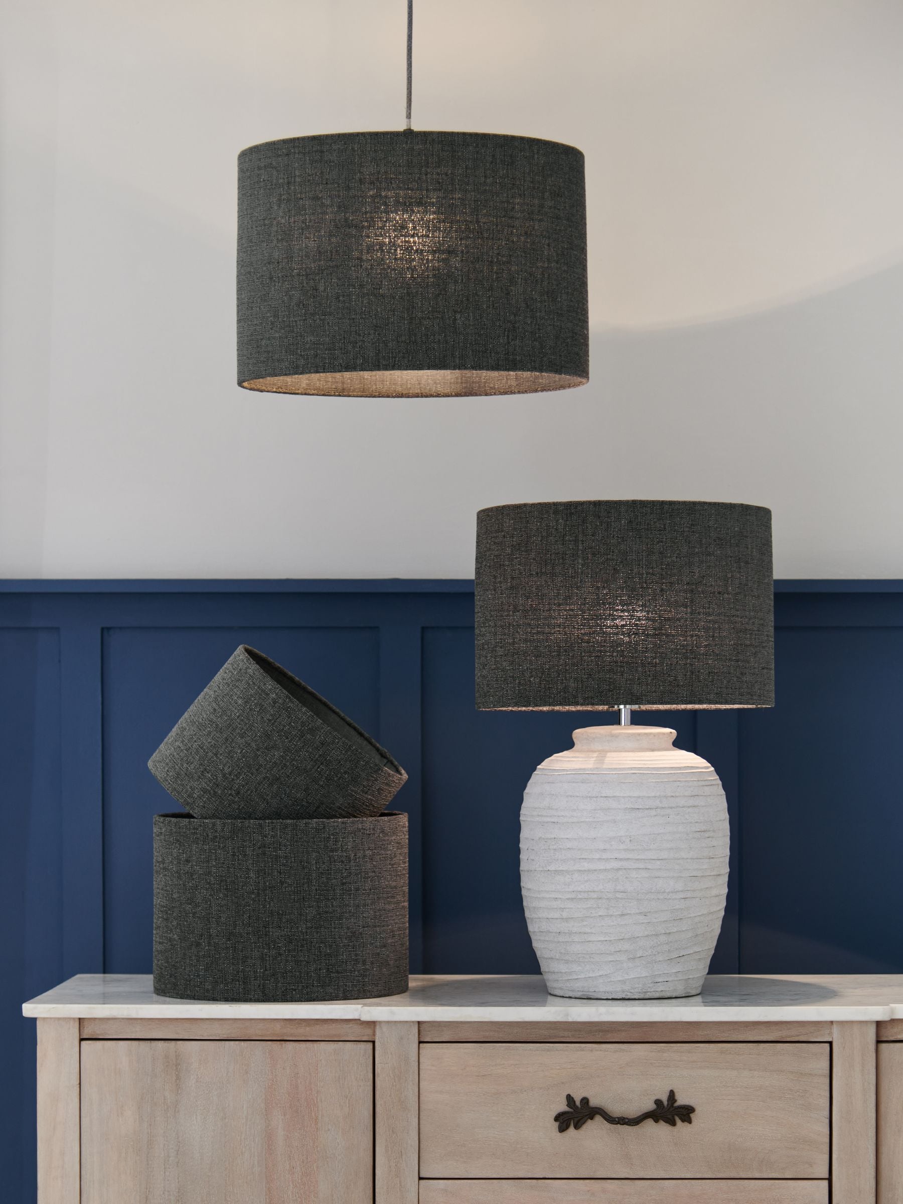 Charcoal lamp shade next deals