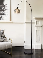 Black Roseville Floor Lamp - Image 3 of 6