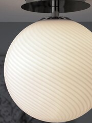 Chrome Bromma Flush Ceiling Light Also Suitable For Bathrooms - Image 5 of 7