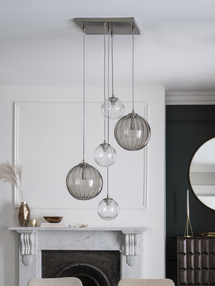 Chrome Ashcroft 5 Light Cluster Ceiling Light - Image 2 of 5