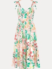 Phase Eight Joyce Cream Printed Fit And Flare Dress - Image 6 of 6