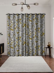 Ted Baker Gold Velvet Vietnm Made to Measure Curtains - Image 2 of 9