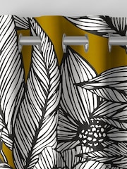 Ted Baker Gold Velvet Vietnm Made to Measure Curtains - Image 7 of 9