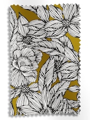 Ted Baker Gold Velvet Vietnm Made to Measure Curtains - Image 9 of 9
