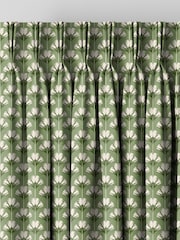 Ted Baker Green Palm Geo Made to Measure Curtains - Image 5 of 9