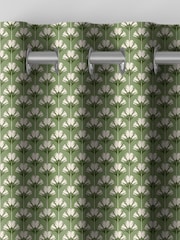 Ted Baker Green Palm Geo Made to Measure Curtains - Image 7 of 9