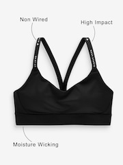Schwarz - Medium Impact Run Dry Tech – Cropped-BH - Bild 12 von 12
