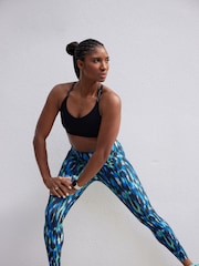 Schwarz - Medium Impact Run Dry Tech – Cropped-BH - Bild 7 von 12