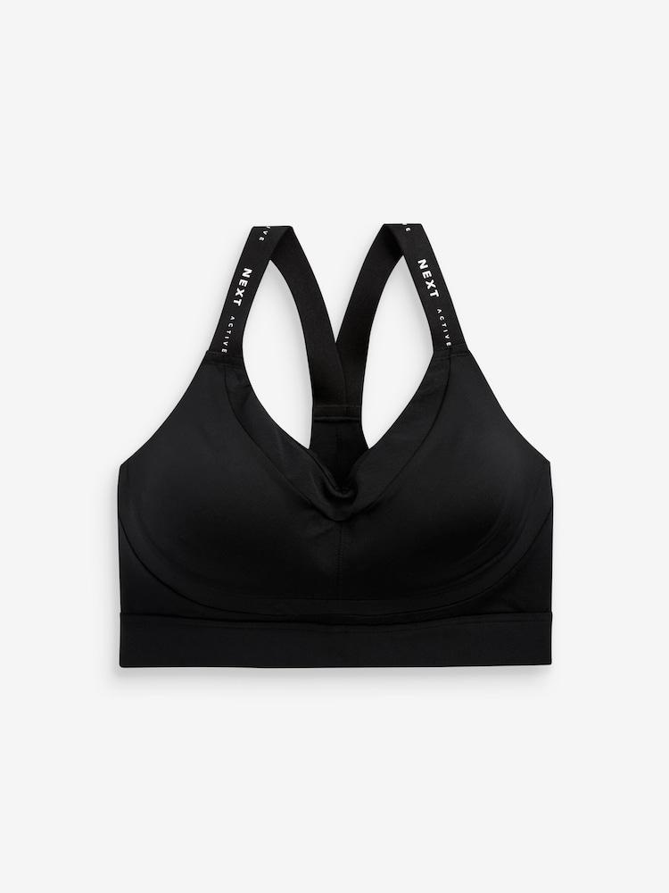 Black Active High Impact Dry Tech Sports Bra B-G - Image 7 of 7