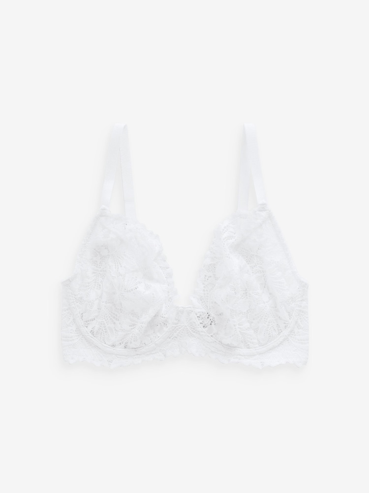 Blanc - Soutien-gorge AE Ultimate Comfort en dentelle - Image 6 of 6