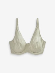 Grün/Marineblau/Creme - Glättende T-Shirt-BHs aus Mirkofaser im 3er-Pack, DD+ - Bild 3 von 5