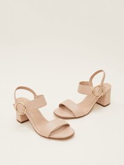Phase Eight Natural Buckle Sandals - Image 2 of 6
