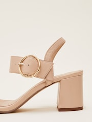 Phase Eight Natural Buckle Sandals - Image 5 of 6