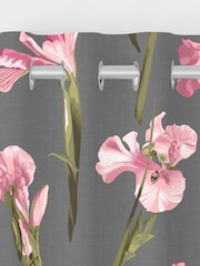 Ted Baker Pink Charcoal Wild Iris Made to Measure Curtains - Image 7 of 9