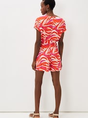 Phase Eight Multi Meryl Wave Printed Jersey Playsuit - Image 2 of 6