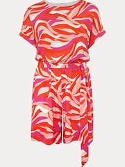 Phase Eight Multi Meryl Wave Printed Jersey Playsuit - Image 6 of 6