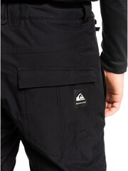 Quiksilver Estate Snow Black Trousers - Image 7 of 9