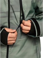 Quiksilver Green Mission Print Ski Jacket - Image 5 of 9