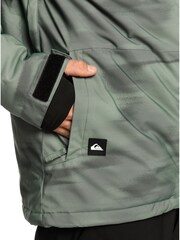 Quiksilver Green Mission Print Ski Jacket - Image 7 of 9