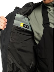Quiksilver Green Mission Print Ski Jacket - Image 8 of 9
