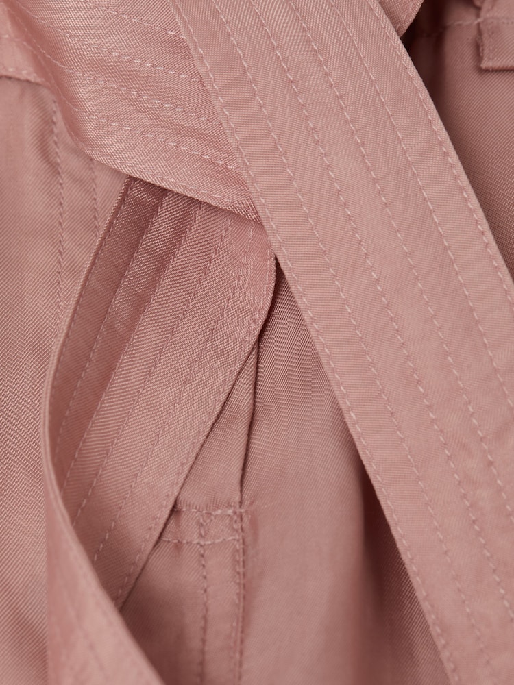 Reiss Pink Joanie 9-14 yrs Paper Bag Cargo Trousers - Image 5 of 5