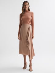 Reiss Biscuit Harper Leather Strappy Heels - Image 2 of 5
