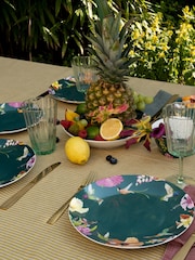 Marjolein Bastin Set of 4 Hummingbirds Dinner Plates 25cm - Image 1 of 4